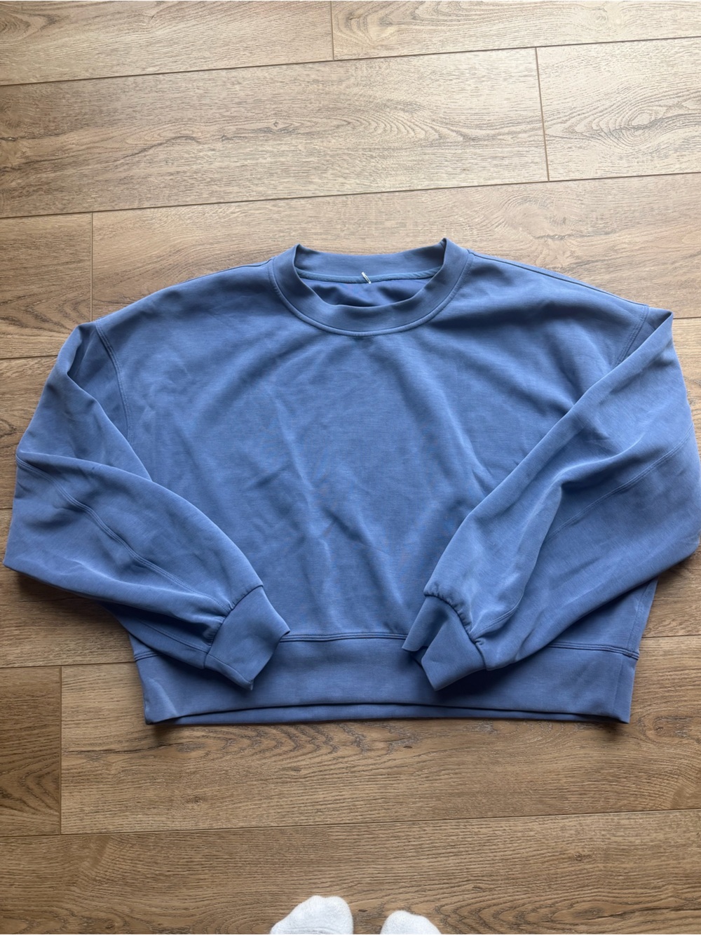 lululemon athletica Dusty Blue Crewneck Sweatshirt